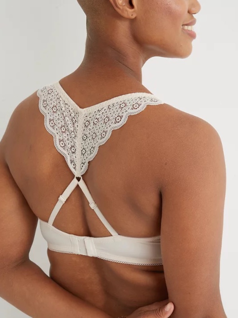 Aerie Real Happy Wireless Lightly Lined Bra in Stars